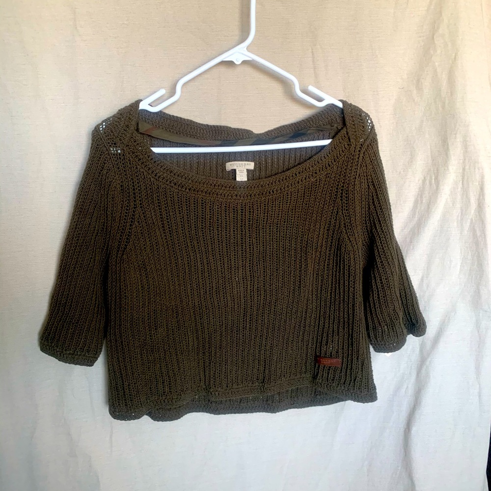 Burberry Brit Green Knit